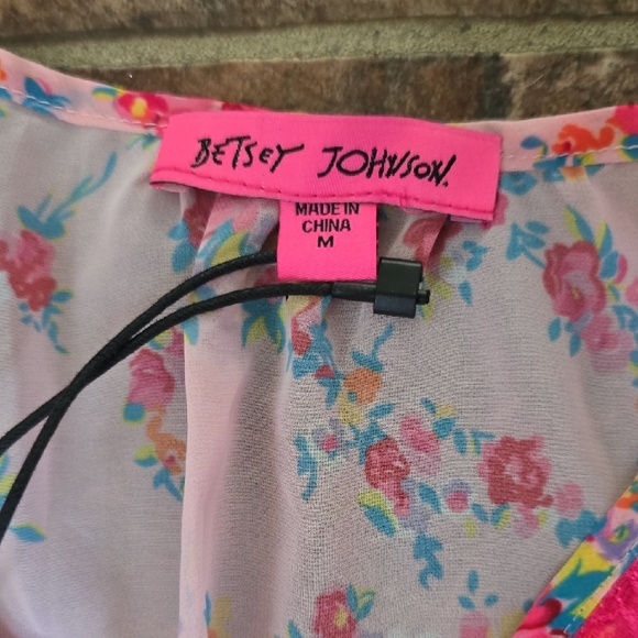 Betsey Johnson Pink Floral Dress - Picture 2 of 15